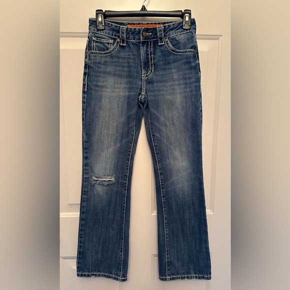 🔥 Rock & Roll Cowboy Denim Boys Bootcut Jeans | Size 12R - Picture 8 of 9